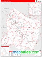 Rutherford County, TN Wall Map Zip Code