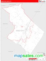 Sequatchie County, TN Wall Map Zip Code