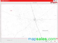 Andrews County, TX Wall Map Zip Code