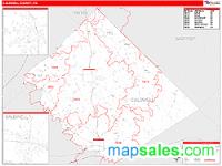 Caldwell County, TX Wall Map