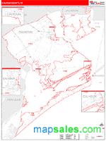 Calhoun County, TX Wall Map Zip Code