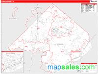Comal County, TX Wall Map Zip Code