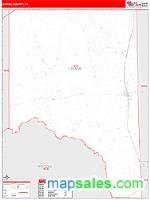 Crane County, TX Wall Map Zip Code