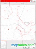 Dawson County, TX Wall Map