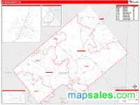 DeWitt County, TX Wall Map