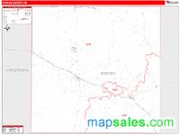 Donley County, TX Wall Map Zip Code