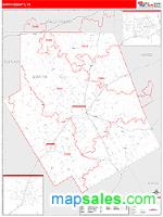 Erath County, TX Wall Map