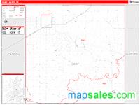 Gray County, TX Wall Map Zip Code