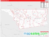 Henderson County, TX Wall Map