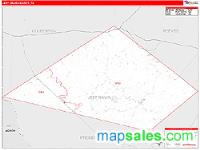 Jeff Davis County, TX Wall Map