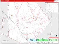 Kendall County, TX Wall Map Zip Code