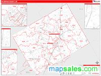 McLennan County, TX Wall Map Zip Code