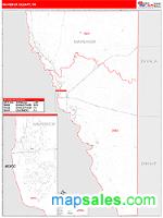Maverick County, TX Wall Map