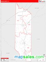 Morris County, TX Wall Map