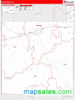 Nolan County, TX Wall Map Zip Code