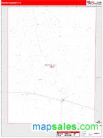 Reagan County, TX Wall Map Zip Code