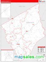 Robertson County, TX Wall Map Zip Code