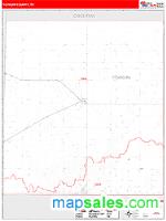 Yoakum County, TX Wall Map Zip Code