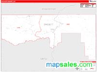 Daggett County, UT Wall Map Zip Code