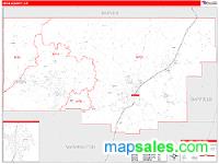 Iron County, UT Wall Map Zip Code