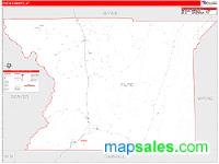 Piute County, UT Wall Map Zip Code