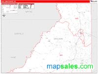 San Juan County, UT Wall Map