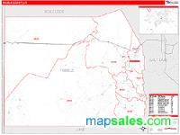 Tooele County, UT Wall Map Zip Code