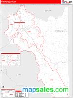 Wasatch County, UT Wall Map Zip Code