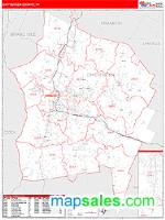 Chittenden County, VT Wall Map Zip Code