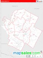 Lamoille County, VT Wall Map