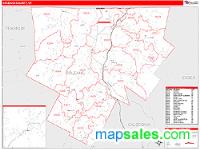 Orleans County, VT Wall Map Zip Code