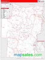 Windham County, VT Wall Map