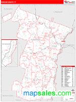 Windsor County, VT Wall Map Zip Code