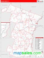 Windsor County, VT Wall Map