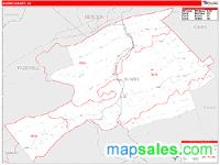 Bland County, VA Wall Map