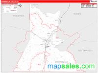 Greensville County, VA Wall Map