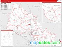 Hanover County, VA Wall Map Zip Code