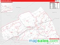 Washington County, VA Wall Map