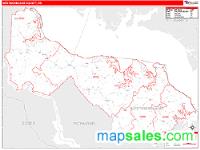 Westmoreland County, VA Wall Map Zip Code