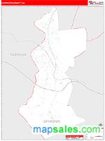 Covington County, VA Wall Map Zip Code
