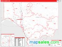 Cowlitz County, WA Wall Map Zip Code