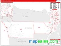 Jefferson County, WA Wall Map Zip Code