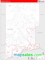 Skamania County, WA Wall Map Zip Code