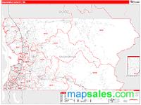 Snohomish County, WA Wall Map