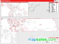 Whatcom County, WA Wall Map Zip Code