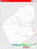 Doddridge County, WV Wall Map Zip Code