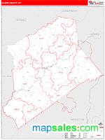 Gilmer County, WV Wall Map Zip Code
