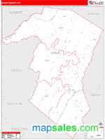 Grant County, WV Wall Map Zip Code