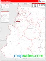Marshall County, WV Wall Map Zip Code