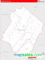 Pendleton County, WV Wall Map Zip Code